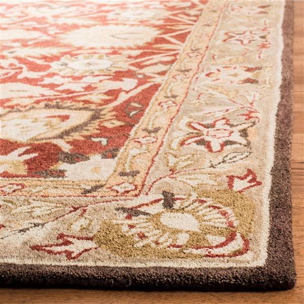 Safavieh Anatolia Floral Rug - 3-ft x 5-ft - Wool - Rust