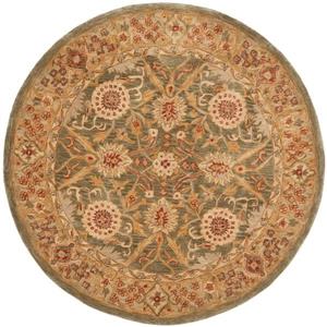 Safavieh Anatolia Floral Rug - 4-ft x 4-ft - Wool - Brown