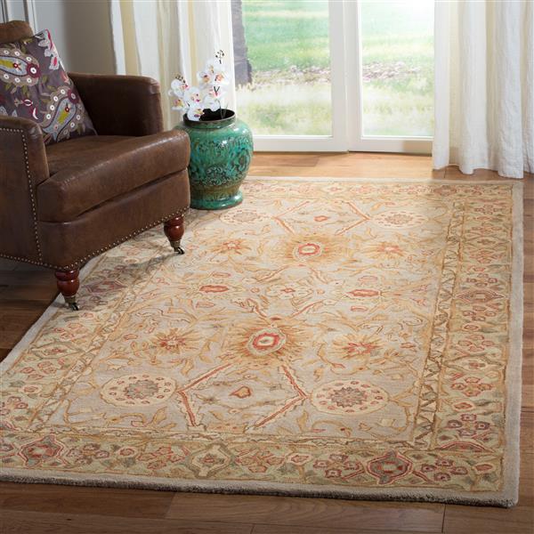 Safavieh Anatolia Floral Rug - 3-ft x 5-ft - Wool - Beige