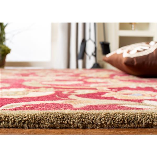 Safavieh Anatolia Floral Rug - 2-ft x 3-ft - Wool - Burgundy