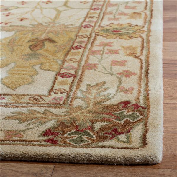 Safavieh Anatolia Floral Rug - 4-ft x 4-ft - Wool - Ivory