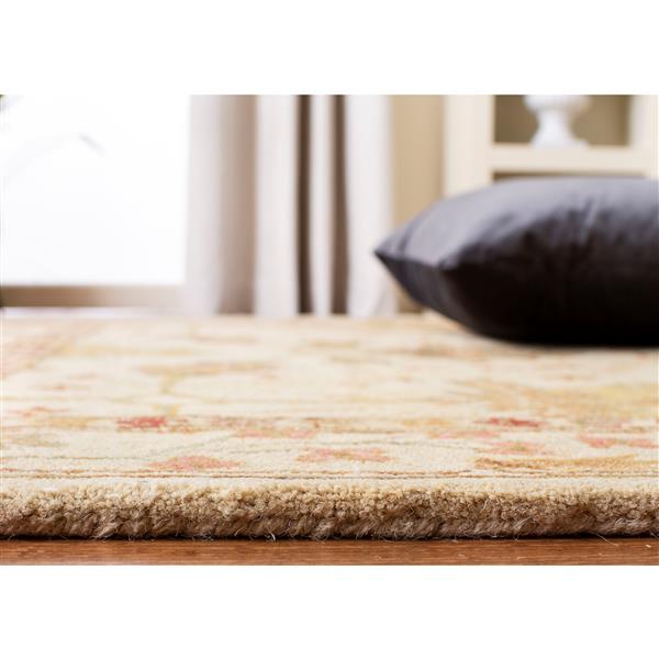 Safavieh Anatolia Floral Rug - 4-ft x 4-ft - Wool - Ivory