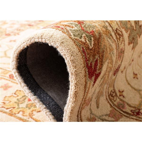 Safavieh Anatolia Floral Rug - 4-ft x 4-ft - Wool - Ivory