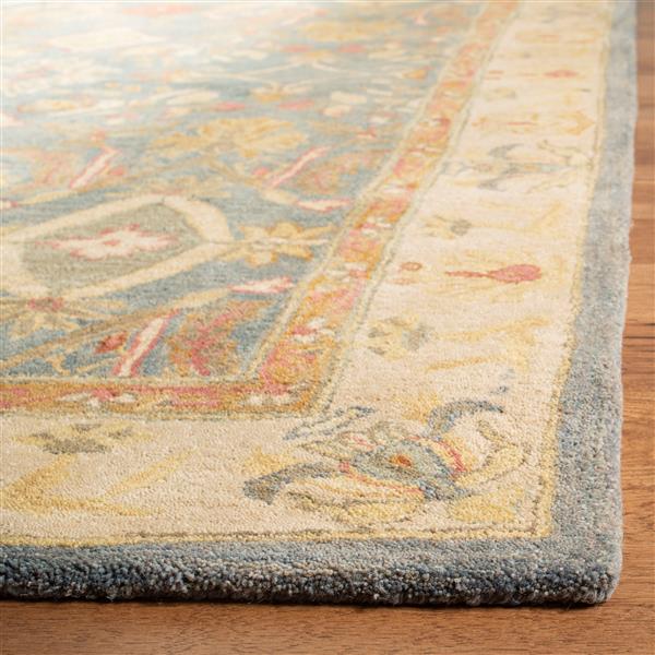 Safavieh Anatolia Floral Rug - 2-ft x 3-ft - Wool - Light Blue