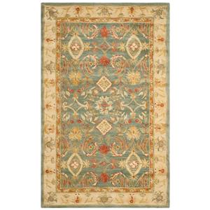 Safavieh Anatolia Floral Rug - 2-ft x 3-ft - Wool - Light Blue