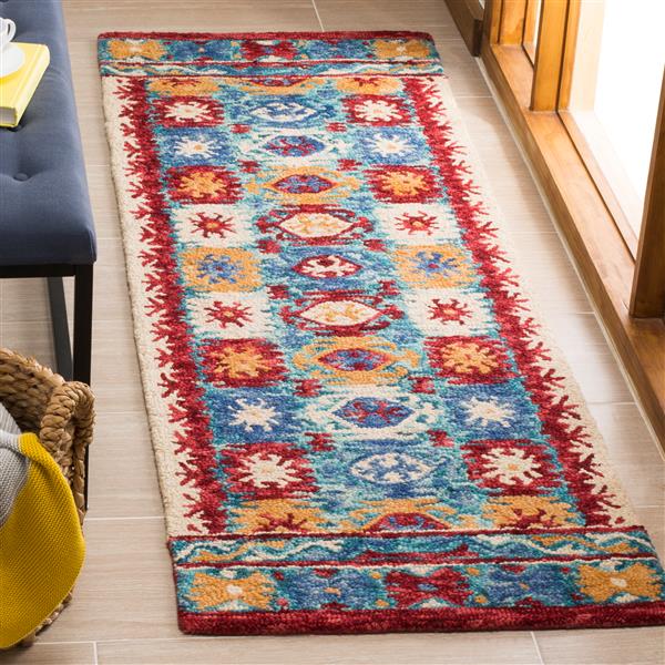 Safavieh Aspen Southwestern Rug - 2.3-ft x 7-ft - Wool - Blue