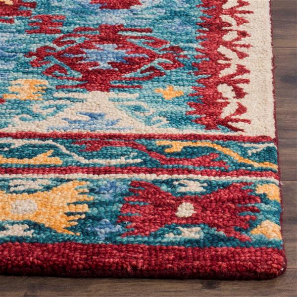 Safavieh Aspen Southwestern Rug - 2.3-ft x 7-ft - Wool - Blue