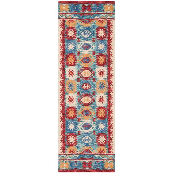 Safavieh Aspen Southwestern Rug - 2.3-ft x 7-ft - Wool - Blue