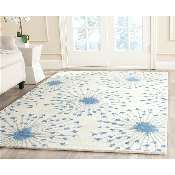 Safavieh Bella Floral Rug - 2-ft x 3-ft - Wool - Blue