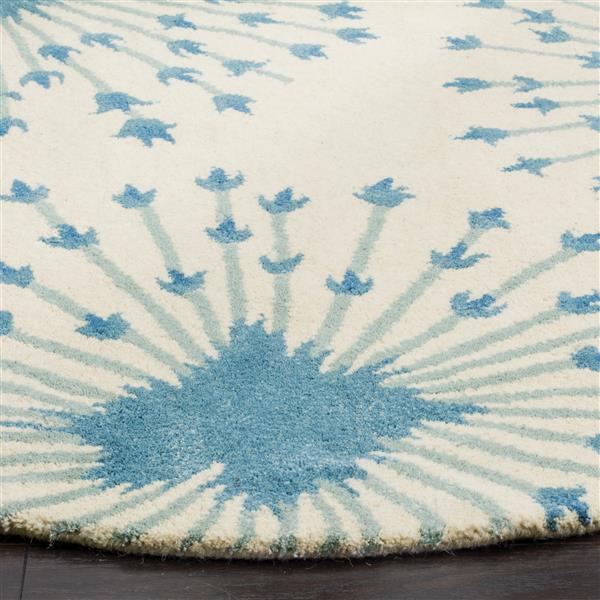 Safavieh Bella Floral Rug - 2-ft x 3-ft - Wool - Blue