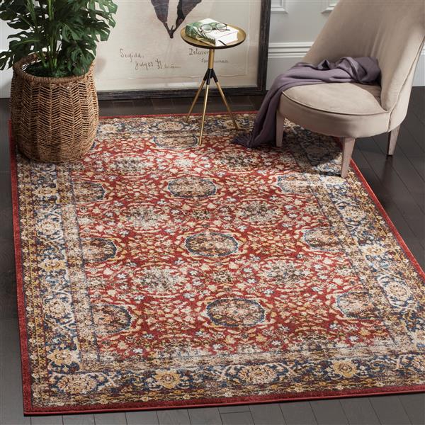 Safavieh Bijar Floral Rug - 3-ft x 5-ft - Polypropylene - Red