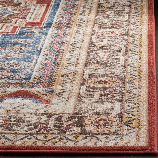 Safavieh Bijar Floral Rug - 2.3-ft x 8-ft - Polypropylene - Blue