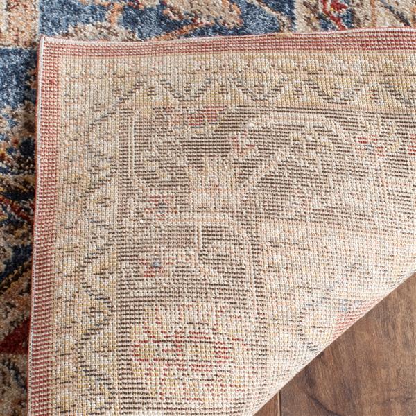 Safavieh Bijar Floral Rug - 2.3-ft x 8-ft - Polypropylene - Blue