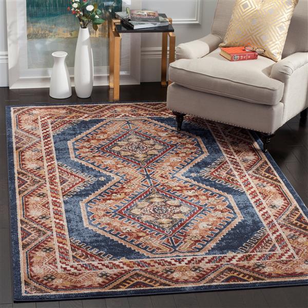 Safavieh Bijar Floral Rug - 3-ft x 5-ft - Polypropylene - Blue
