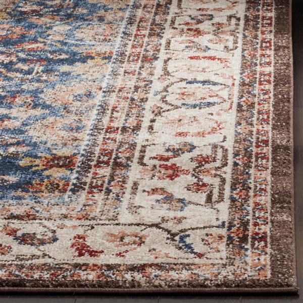Safavieh Bijar Floral Rug - 3-ft x 5-ft - Polypropylene - Royal Blue