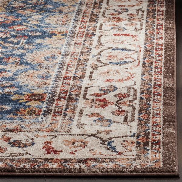 Safavieh Bijar Floral Rug - 4-ft x 6-ft - Polypropylene - Royal Blue