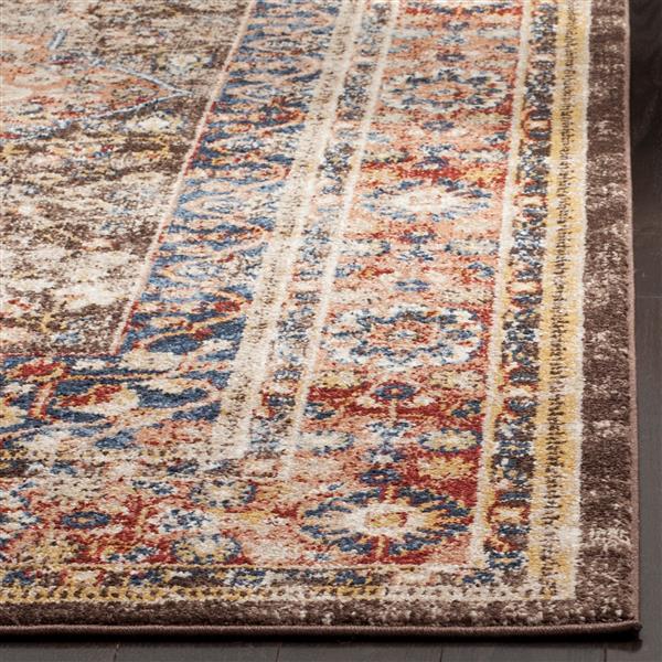 Safavieh Bijar Floral Rug - 2.3-ft x 8-ft - Polypropylene - Brown