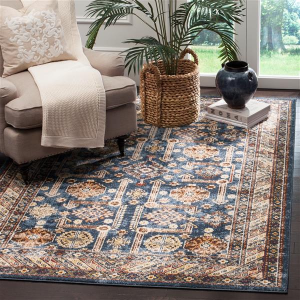 Safavieh Bijar Floral Rug - 3-ft x 5-ft - Polypropylene - Blue