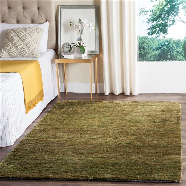 Safavieh Bohemian Solid Rug - 2-ft x 3-ft - Jute - Green