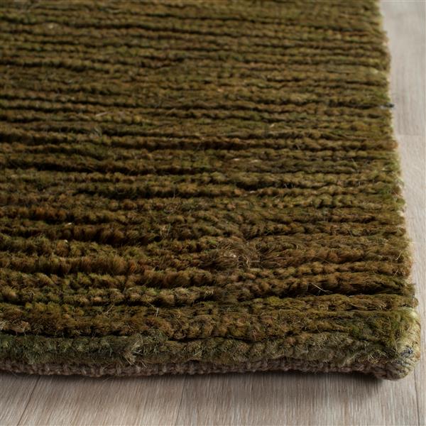 Safavieh Bohemian Solid Rug - 2-ft x 3-ft - Jute - Green