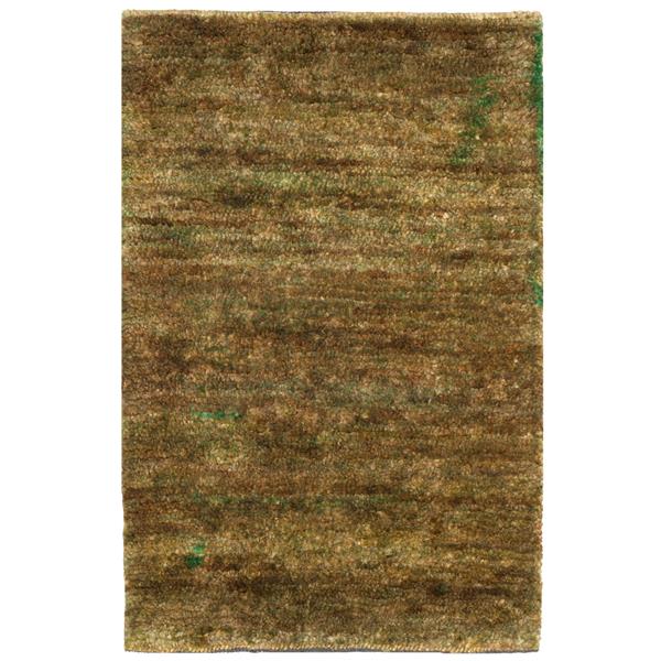 Safavieh Bohemian Solid Rug - 2-ft x 3-ft - Jute - Green