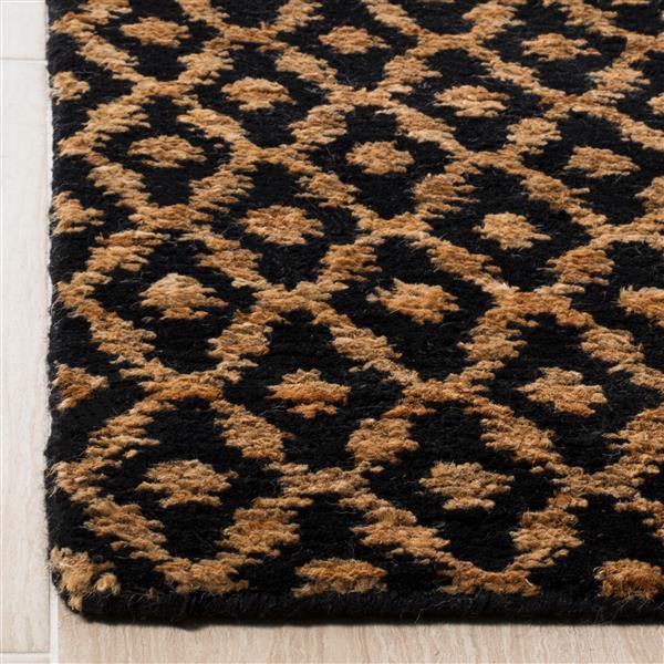 Safavieh Bohemian Geometric Rug - 2-ft x 3-ft - Hemp - Black