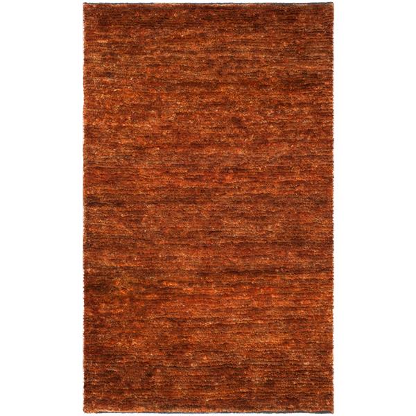 Safavieh Bohemian Solid Rug - 2-ft x 3-ft - Jute - Rust