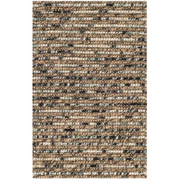 Safavieh Bohemian Stripe Rug - 2.5-ft x 4-ft - Jute - Blue