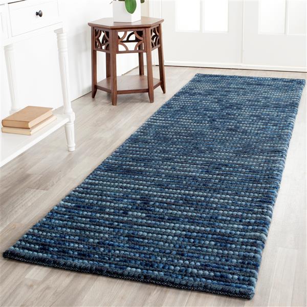 Safavieh Bohemian Solid Rug - 2.5-ft x 6-ft - Jute - Dark Blue