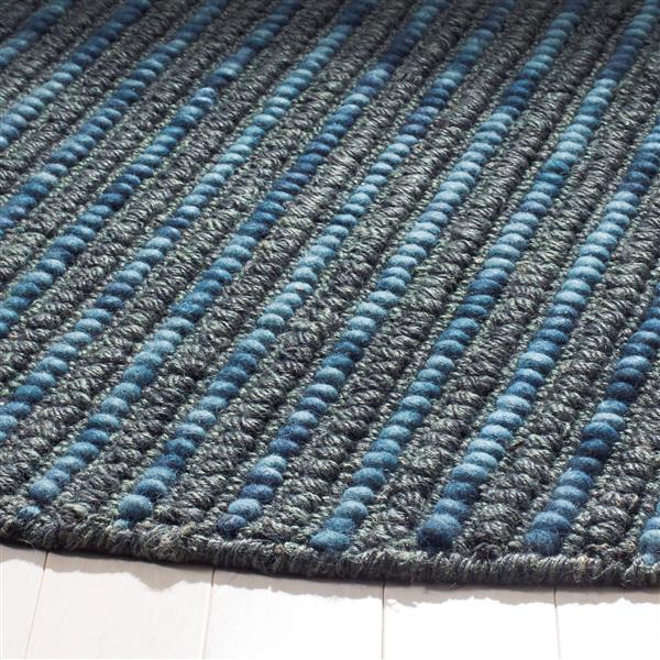 Safavieh Bohemian Solid Rug - 2-ft x 3-ft - Jute - Dark Blue