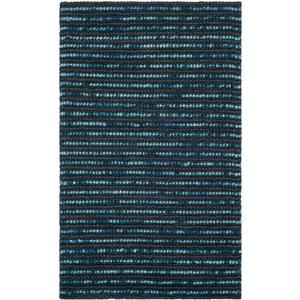 Safavieh Bohemian Solid Rug - 2-ft x 3-ft - Jute - Dark Blue