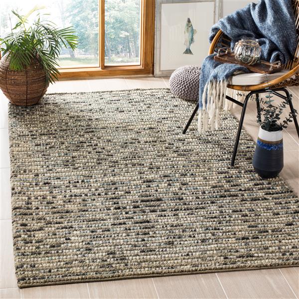 Safavieh Bohemian Solid Rug - 2-ft x 3-ft - Jute - Gray