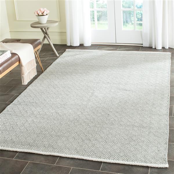 Safavieh Boston Geometric Rug - 4-ft x 4-ft - Cotton - Gray