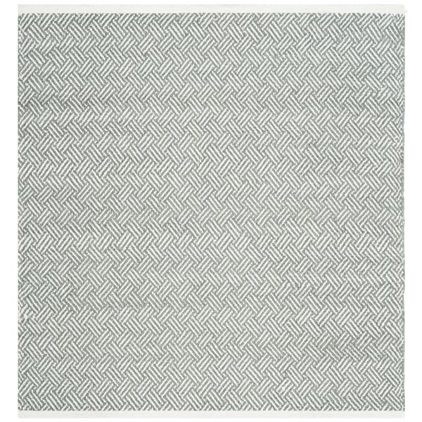 Safavieh Boston Geometric Rug - 4-ft x 4-ft - Cotton - Gray