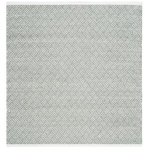 Safavieh Boston Geometric Rug - 4-ft x 4-ft - Cotton - Gray