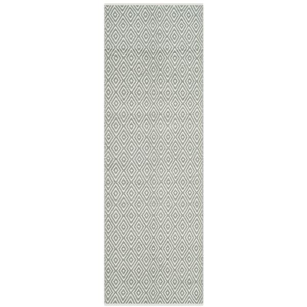 Safavieh Boston Geometric Rug - 2.3-ft x 7-ft - Cotton - Gray