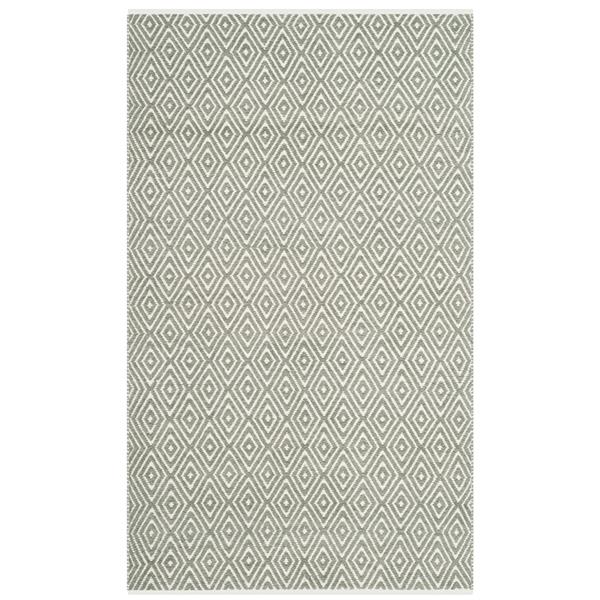 Safavieh Boston Geometric Rug - 3-ft x 5-ft - Cotton - Gray