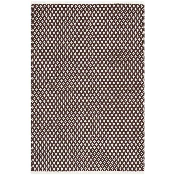 Safavieh Boston Geometric Rug - 4-ft x 6-ft - Cotton - Brown
