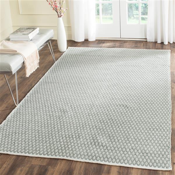 Safavieh Boston Geometric Rug - 4-ft x 4-ft - Cotton - Gray