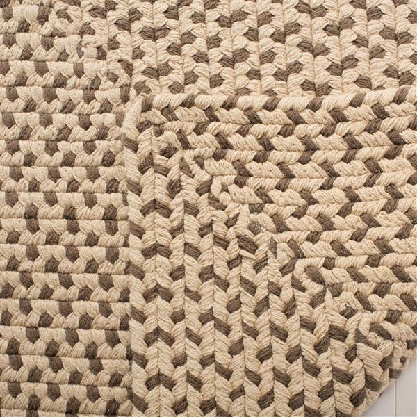 Safavieh Braided Rug - 2.5-ft x 4-ft - Cotton - Brown