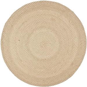 Safavieh Braided Rug - 6-ft x 6-ft - Cotton - Brown