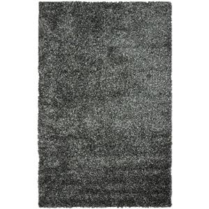 Safavieh Malibu Shag Solid Rug - 8-ft x 10-ft - Polyester - Charcoal