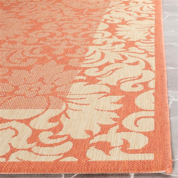 Safavieh Courtyard Rug - 5.3-ft x 7.6-ft - Polypropylene - Terracotta