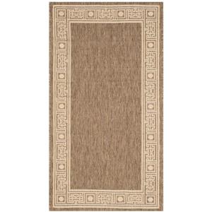 Safavieh Courtyard Border Rug - 2.6-ft x 5-ft - Polypropylene - Beige