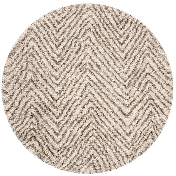 Safavieh Hudson Trellis Rug - 5-ft x 5-ft - Polypropylene - Ivory