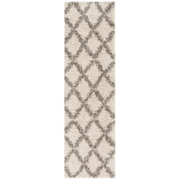 Safavieh Hudson Trellis Rug - 2.3-ft x 8-ft - Polypropylene - Ivory