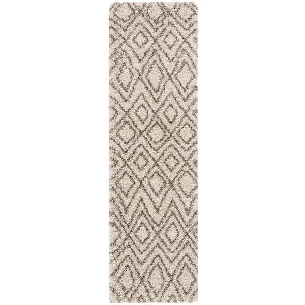 Safavieh Hudson Abstract Rug - 2.3-ft x 8-ft - Polypropylene - Ivory