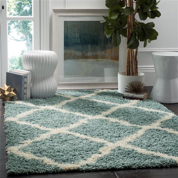 Safavieh Dallas Trellis Rug - 6-ft x 6-ft - Polypropylene - Green