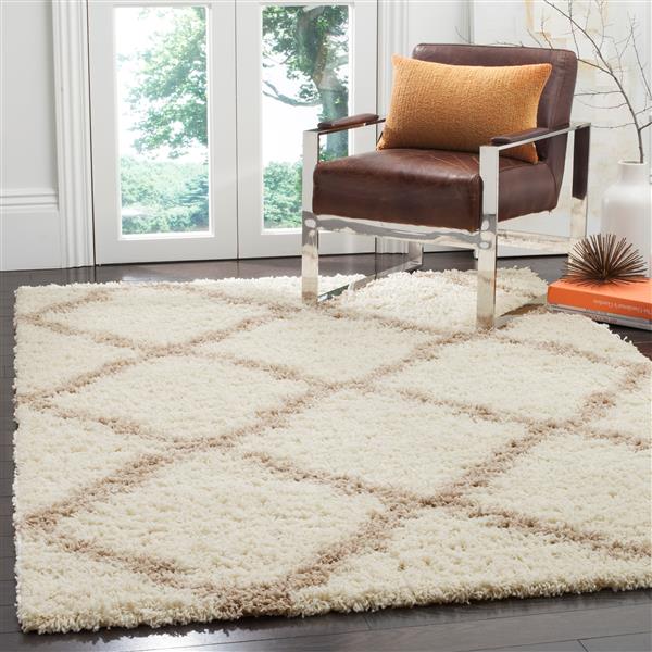 Safavieh Dallas Trellis Rug - 3-ft x 5-ft - Polypropylene - Ivory