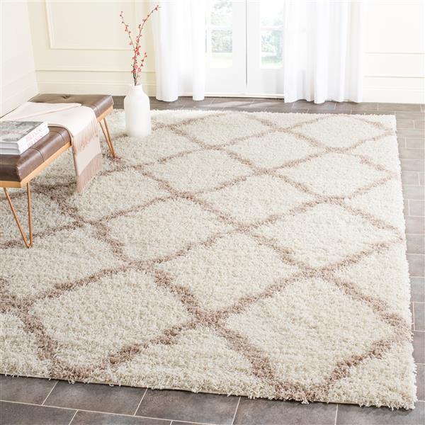 Safavieh Dallas Trellis Rug - 3-ft x 5-ft - Polypropylene - Ivory